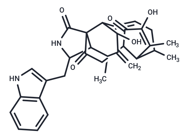 (11E)-6,14-dihydroxy-18-[(1H-indol-3-yl)methyl]-7,9,16-trimethyl-15-methylidene-19-azatetracyclo[11.7.0.0^{1,17}.0^{4,8}]icosa-6,11-diene-2,5,20-trione