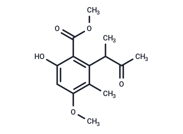 methyl 6-hydroxy-4-methoxy-3-methyl-2-(3-oxobutan-2-yl)benzoate