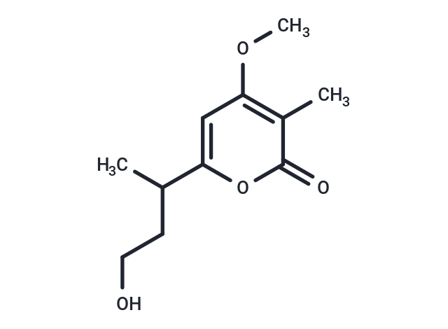 6-(4-hydroxybutan-2-yl)-4-methoxy-3-methyl-2H-pyran-2-one