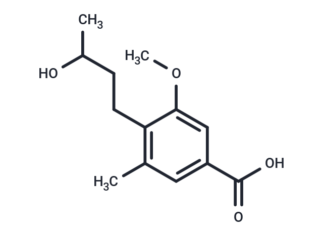 4-(3-hydroxybutyl)-3-methoxy-5-methylbenzoic acid