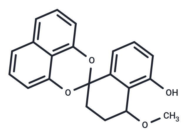 4-methoxy-3,4-dihydro-2H-2',4'-dioxaspiro[naphthalene-1,3'-tricyclo[7.3.1.0^{5,13}]tridecane]-1'(13'),5',7',9',11'-pentaen-5-ol