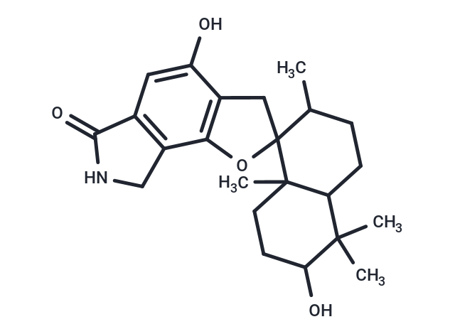 4,6'-dihydroxy-2',5',5',8'a-tetramethyl-3,3',4',4'a,5',6,6',7,7',8,8',8'a-dodecahydro-2'H-spiro[furo[2,3-e]isoindole-2,1'-naphthalen]-6-one