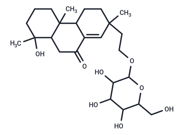 1-hydroxy-1,4a,7-trimethyl-7-(2-{[3,4,5-trihydroxy-6-(hydroxymethyl)oxan-2-yl]oxy}ethyl)-1,2,3,4,4a,4b,5,6,7,9,10,10a-dodecahydrophenanthren-9-one