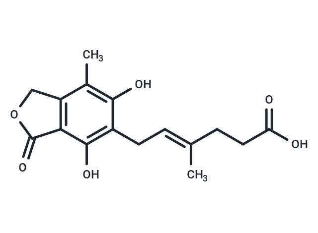 (4E)-6-(4,6-dihydroxy-7-methyl-3-oxo-1,3-dihydro-2-benzofuran-5-yl)-4-methylhex-4-enoic acid
