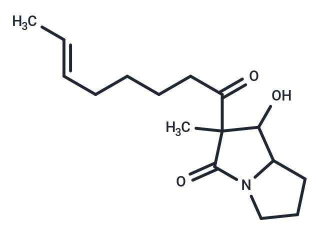 1-hydroxy-2-methyl-2-[(6E)-oct-6-enoyl]-hexahydro-1H-pyrrolizin-3-one