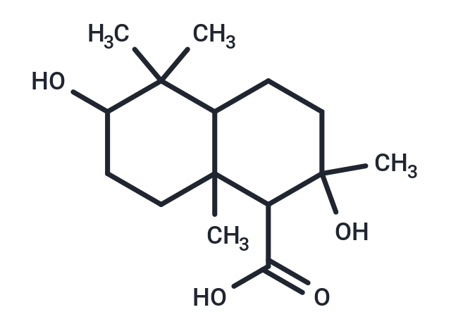2,6-dihydroxy-2,5,5,8a-tetramethyl-decahydronaphthalene-1-carboxylic acid