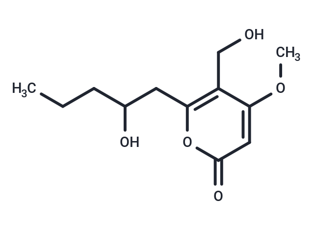 5-(hydroxymethyl)-6-(2-hydroxypentyl)-4-methoxy-2H-pyran-2-one