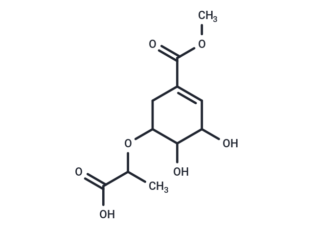 2-{[5,6-dihydroxy-3-(methoxycarbonyl)cyclohex-3-en-1-yl]oxy}propanoic acid