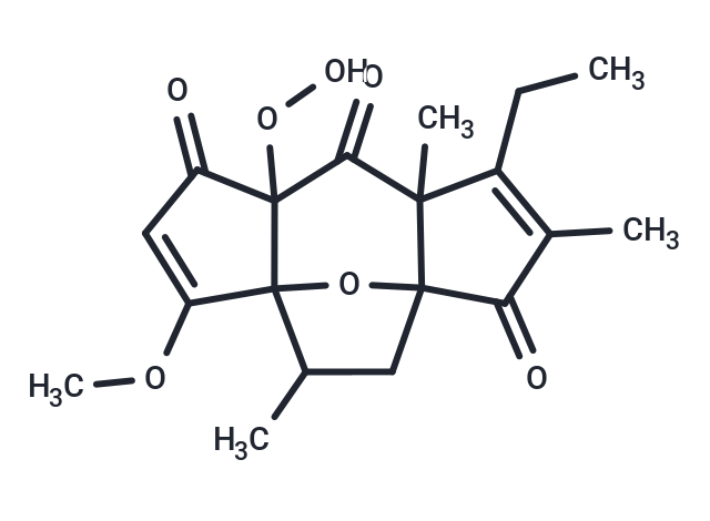 4-ethyl-7-hydroperoxy-10-methoxy-3,5,12-trimethyl-14-oxatetracyclo[9.2.1.0^{1,5}.0^{7,11}]tetradeca-3,9-diene-2,6,8-trione