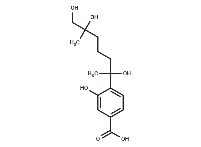 3-hydroxy-4-(2,6,7-trihydroxy-6-methylheptan-2-yl)benzoic acid