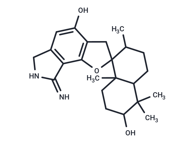 8-imino-2',5',5',8'a-tetramethyl-3,3',4',4'a,5',6,6',7,7',8,8',8'a-dodecahydro-2'H-spiro[furo[2,3-e]isoindole-2,1'-naphthalene]-4,6'-diol