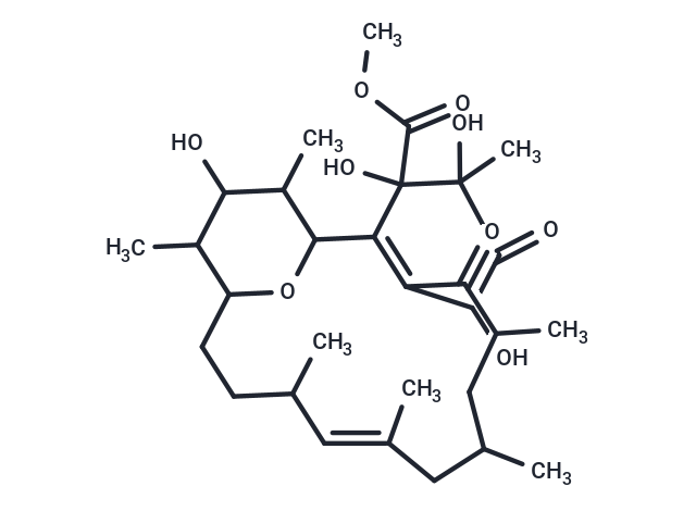 methyl (13E)-3,4,6,20-tetrahydroxy-4,9,11,13,15,19,21-heptamethyl-5,8-dioxo-22-oxatricyclo[16.3.1.0^{2,7}]docosa-2(7),13-diene-3-carboxylate