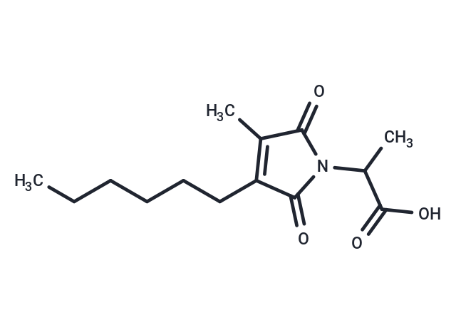 2-(3-hexyl-4-methyl-2,5-dioxo-2,5-dihydro-1H-pyrrol-1-yl)propanoic acid