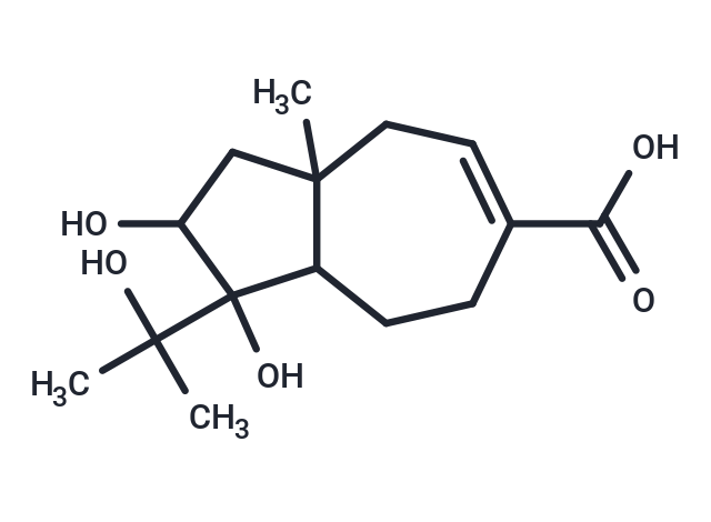 2,3-dihydroxy-3-(2-hydroxypropan-2-yl)-8a-methyl-1,2,3,3a,4,5,8,8a-octahydroazulene-6-carboxylic acid