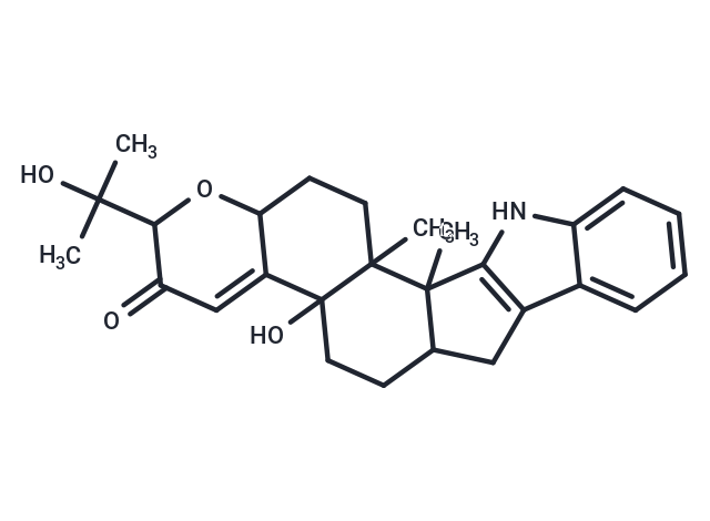11-hydroxy-7-(2-hydroxypropan-2-yl)-1,2-dimethyl-6-oxa-23-azahexacyclo[12.10.0.0^{2,11}.0^{5,10}.0^{16,24}.0^{17,22}]tetracosa-9,16(24),17,19,21-pentaen-8-one