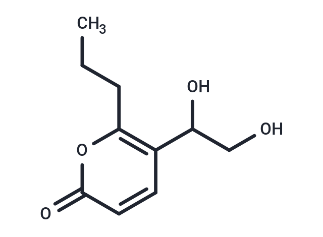 5-(1,2-dihydroxyethyl)-6-propyl-2H-pyran-2-one