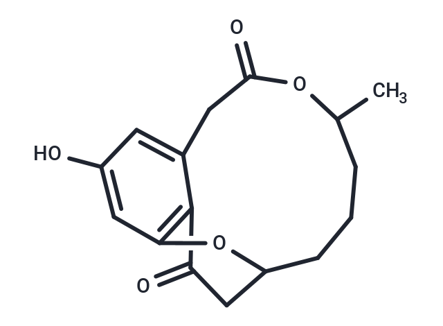 3-hydroxy-9-methyl-8,17-dioxatricyclo[11.3.1.0^{5,16}]heptadeca-1(16),2,4-triene-7,15-dione