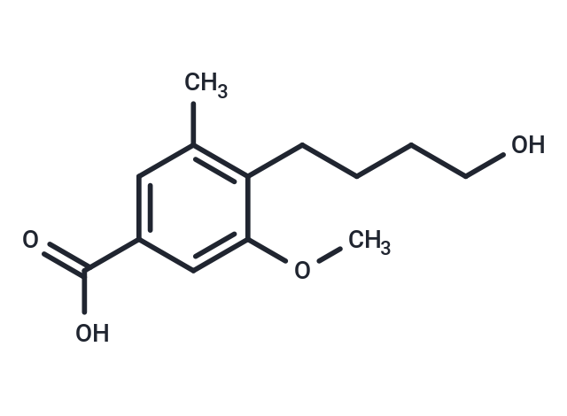 4-(4-hydroxybutyl)-3-methoxy-5-methylbenzoic acid
