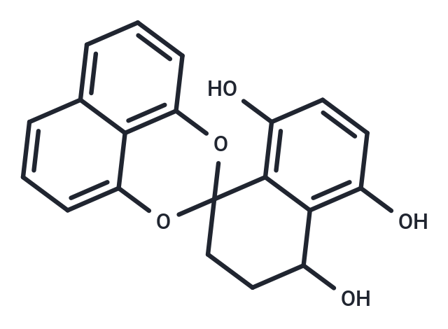 3,4-dihydro-2H-2',4'-dioxaspiro[naphthalene-1,3'-tricyclo[7.3.1.0^{5,13}]tridecane]-1'(13'),5',7',9',11'-pentaene-4,5,8-triol