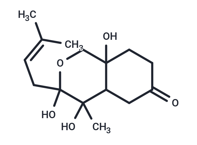 3,4,8a-trihydroxy-4-methyl-3-(3-methylbut-2-en-1-yl)-octahydro-1H-2-benzopyran-6-one