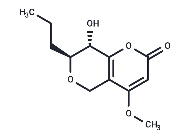(7S,8S)-8-hydroxy-4-methoxy-7-propyl-2H,5H,7H,8H-pyrano[3,2-c]pyran-2-one