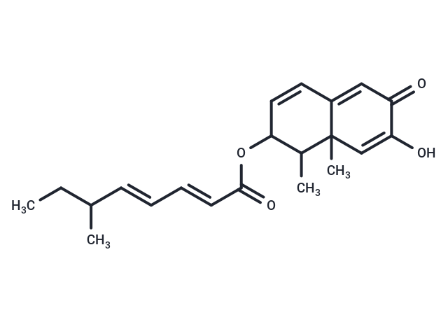 7-hydroxy-1,8a-dimethyl-6-oxo-1,2,6,8a-tetrahydronaphthalen-2-yl (2E,4E)-6-methylocta-2,4-dienoate