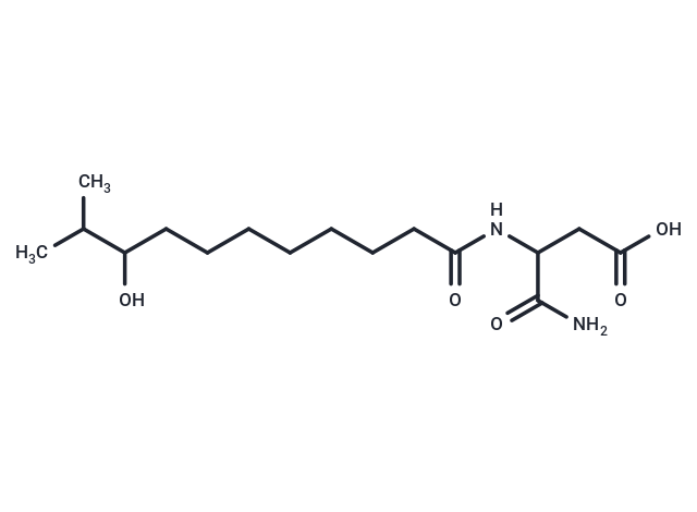 3-carbamoyl-3-(9-hydroxy-10-methylundecanamido)propanoic acid