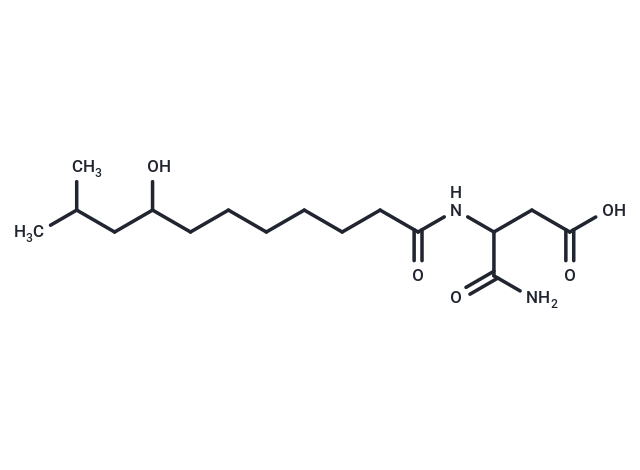 3-carbamoyl-3-(8-hydroxy-10-methylundecanamido)propanoic acid