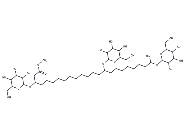 methyl 3,15,23-tris({[3,4,5-trihydroxy-6-(hydroxymethyl)oxan-2-yl]oxy})tetracosanoate