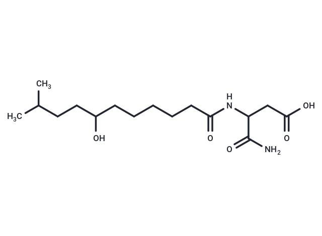 3-carbamoyl-3-(7-hydroxy-10-methylundecanamido)propanoic acid