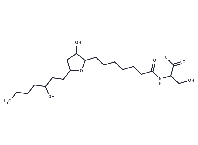 3-hydroxy-2-{7-[3-hydroxy-5-(3-hydroxyheptyl)oxolan-2-yl]heptanamido}propanoic acid