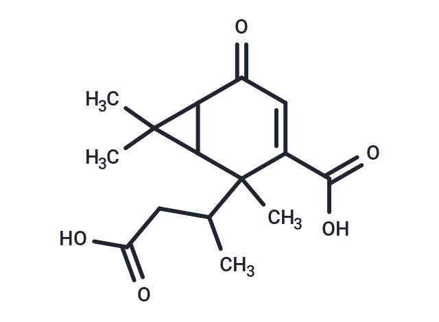 2-(1-carboxypropan-2-yl)-2,7,7-trimethyl-5-oxobicyclo[4.1.0]hept-3-ene-3-carboxylic acid