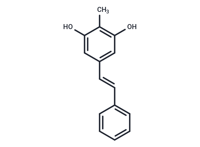 2-methyl-5-[(1E)-2-phenylethenyl]benzene-1,3-diol