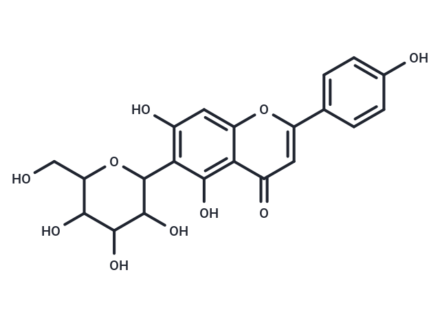 5,7-dihydroxy-2-(4-hydroxyphenyl)-6-[3,4,5-trihydroxy-6-(hydroxymethyl)oxan-2-yl]-4H-chromen-4-one