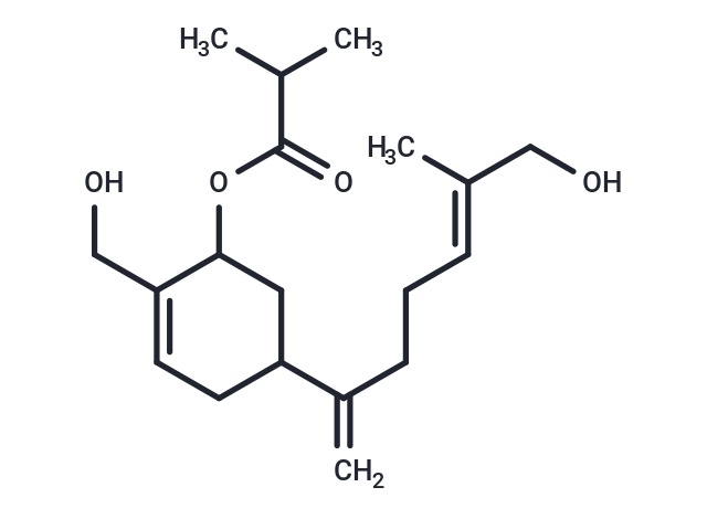 5-[(5E)-7-hydroxy-6-methylhepta-dien-2-yl]-2-(hydroxymethyl)cyclohex-2-en-1-yl 2-methylpropanoate