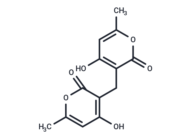 4-hydroxy-3-[(4-hydroxy-6-methyl-2-oxo-2H-pyran-3-yl)methyl]-6-methyl-2H-pyran-2-one
