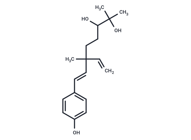 (7E)-6-ethenyl-8-(4-hydroxyphenyl)-2,6-dimethyloct-7-ene-2,3-diol