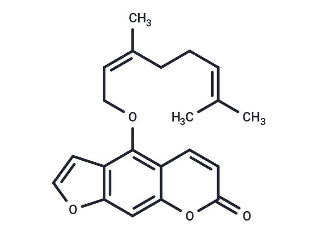 4-{[(2Z)-3,7-dimethylocta-2,6-dien-1-yl]oxy}-7H-furo[3,2-g]chromen-7-one