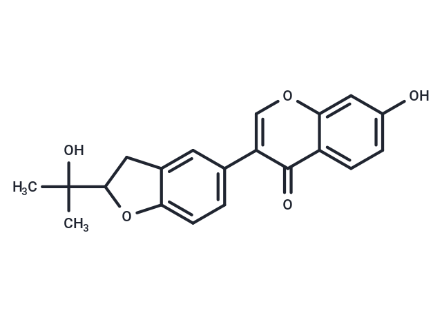 7-hydroxy-3-[2-(2-hydroxypropan-2-yl)-2,3-dihydro-1-benzofuran-5-yl]-4H-chromen-4-one