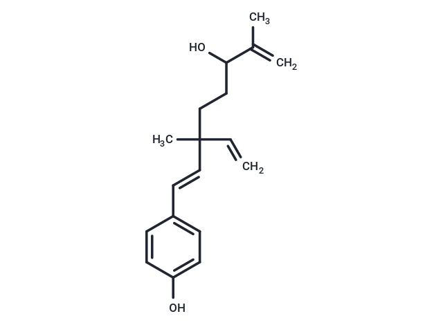4-[(1E)-3-ethenyl-6-hydroxy-3,7-dimethylocta-1,7-dien-1-yl]phenol
