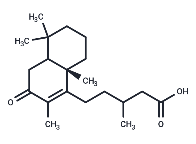 5-[(8aS)-2,5,5,8a-tetramethyl-3-oxo-octahydronaphthalen-1-yl]-3-methylpentanoic acid