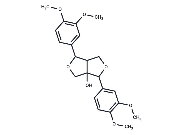 1,4-bis(3,4-dimethoxyphenyl)-hexahydrofuro[3,4-c]furan-3a-ol