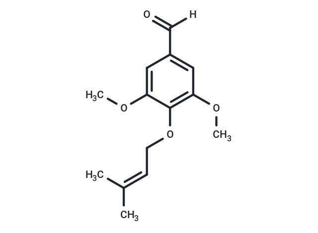 3,5-dimethoxy-4-[(3-methylbut-2-en-1-yl)oxy]benzaldehyde
