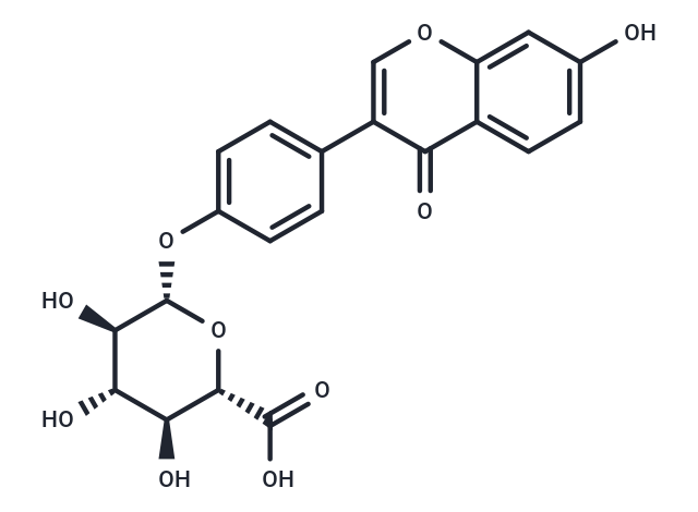 (2S,3S,4S,5R,6S)-trihydroxy-6-[4-(7-hydroxy-4-oxo-4H-chromen-3-yl)phenoxy]oxane-2-carboxylic acid