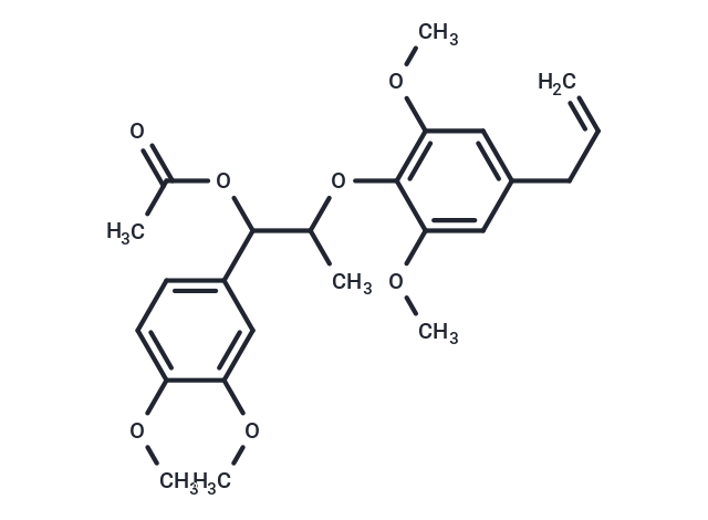 2-[2,6-dimethoxy-4-(prop-2-en-1-yl)phenoxy]-1-(3,4-dimethoxyphenyl)propyl acetate