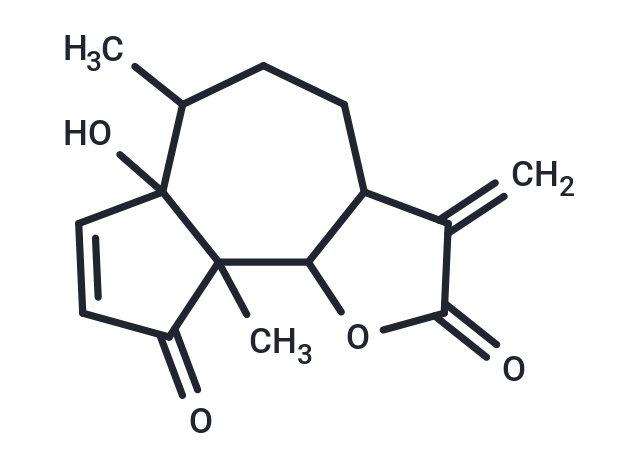 6a-hydroxy-dimethyl-3-methylidene-2H,3H,3aH,4H,5H,6H,6aH,9H,9aH,9bH-azuleno[4,5-b]furan-2,9-dione