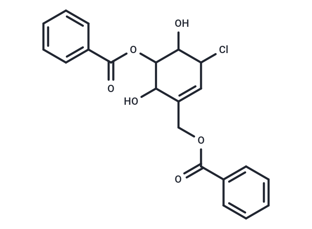[5-(benzoyloxy)-3-chloro-4,6-dihydroxycyclohex-1-en-1-yl]methyl benzoate