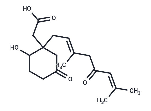2-{1-[(2E)-3,7-dimethyl-5-oxoocta-2,6-dien-1-yl]-2-hydroxy-5-oxocyclohexyl}acetic acid
