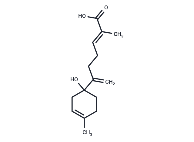 (2E)-6-(1-hydroxy-4-methylcyclohex-3-en-1-yl)-2-methylhepta-2,6-dienoic acid