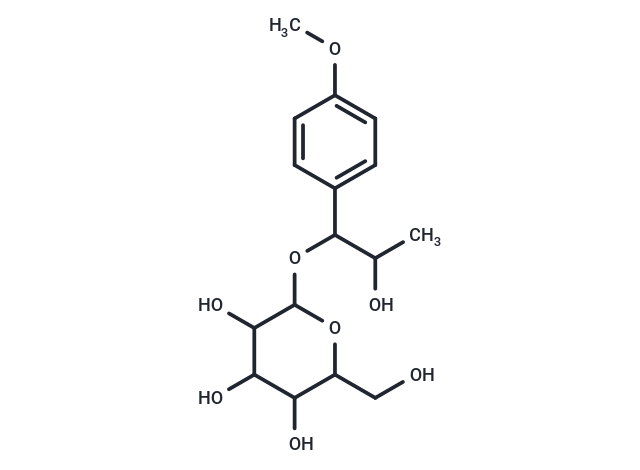 2-[2-hydroxy-1-(4-methoxyphenyl)propoxy]-6-(hydroxymethyl)oxane-3,4,5-triol
